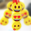 Emoji shaped body wash sponge